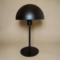 Lampe de table noire mate en métal – 30 cm